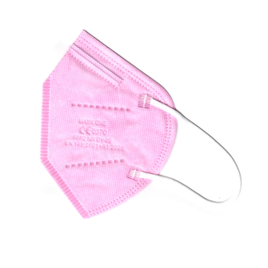 Masque taille enfant Mask One FFP2 NR - CE 0370 rose 1pc