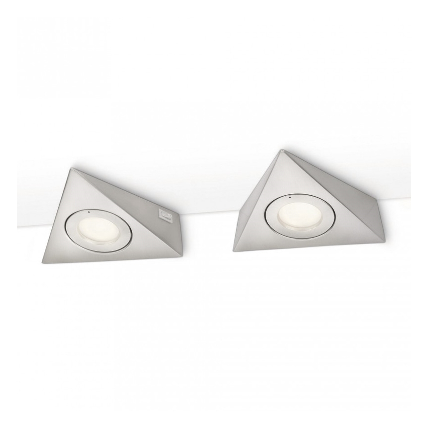 Massive 59704/48/10 - PACK 2x Lampe LED sous meubles de cuisine CUCINA SESAME 2xG4/20W/230V