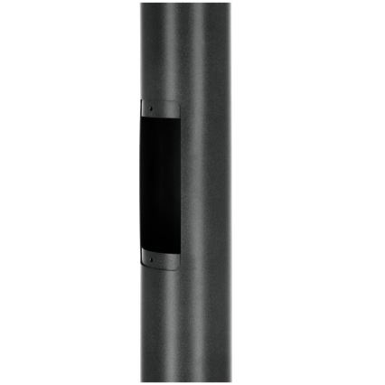 Mât métallique pour éclairage extérieur BASE, 3 m, noir
