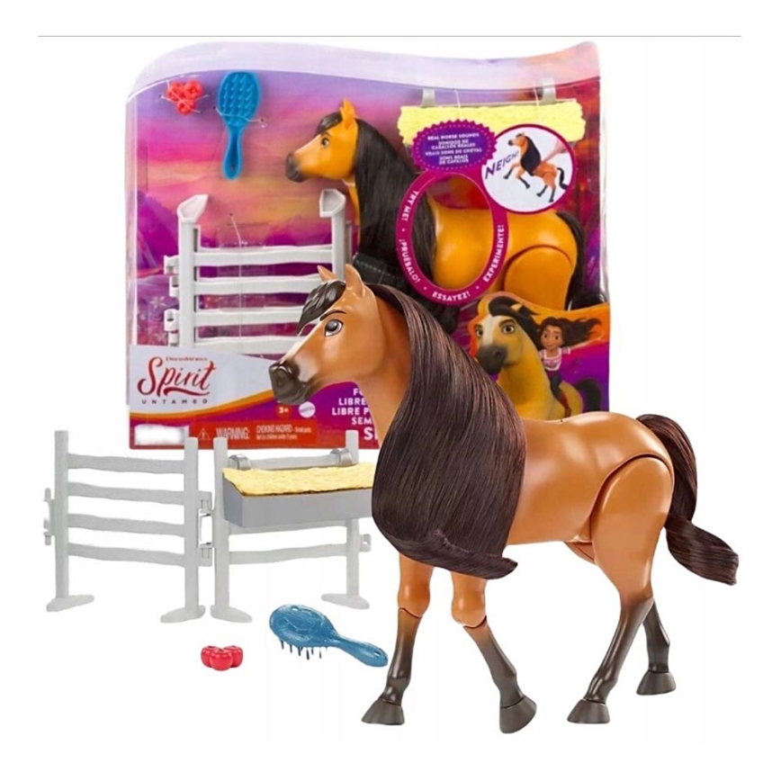 Mattel - Cheval Spirit avec accessoires 3xAG13