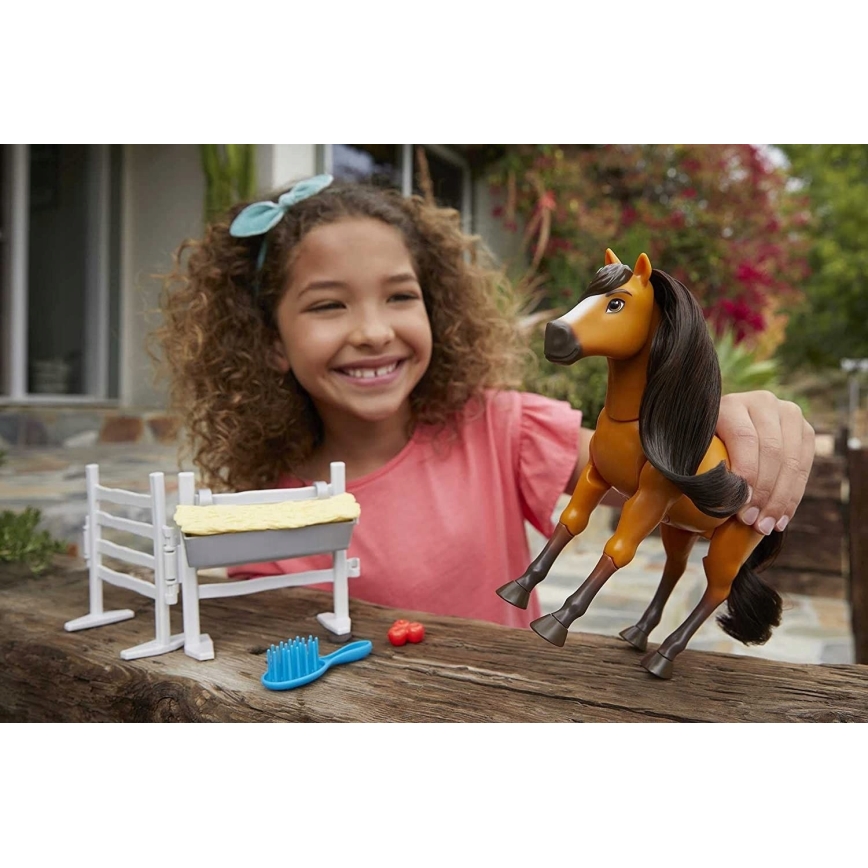 Mattel - Cheval Spirit avec accessoires 3xAG13