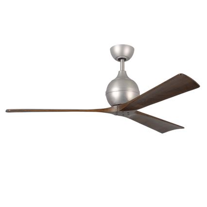 Matthews VEN-IR3-60 - Ventilateur de plafond IRENE 60″ nickel mat/noyer