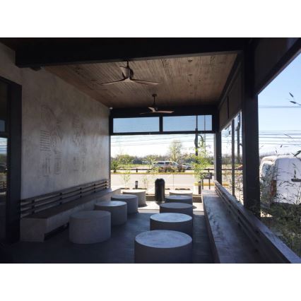 Matthews VEN-IR3-60 - Ventilateur de plafond IRENE 60″ nickel mat/noyer