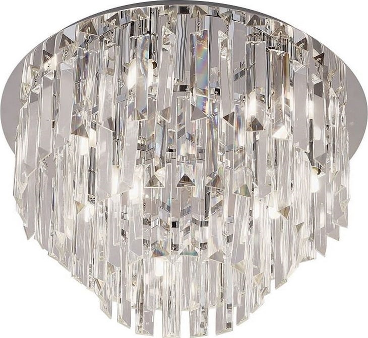 MAXLIGHT C0137 - Plafonnier MONACO 15xG9/40W/230V d. 60 cm chrome brillant