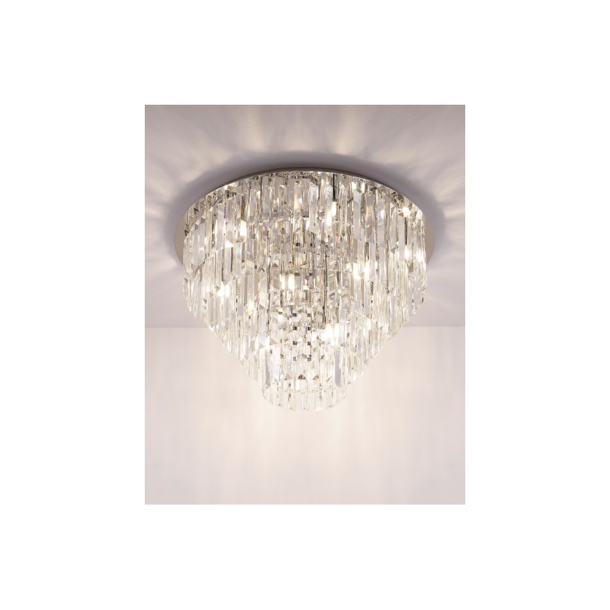 MAXLIGHT C0137 - Plafonnier MONACO 15xG9/40W/230V d. 60 cm chrome brillant