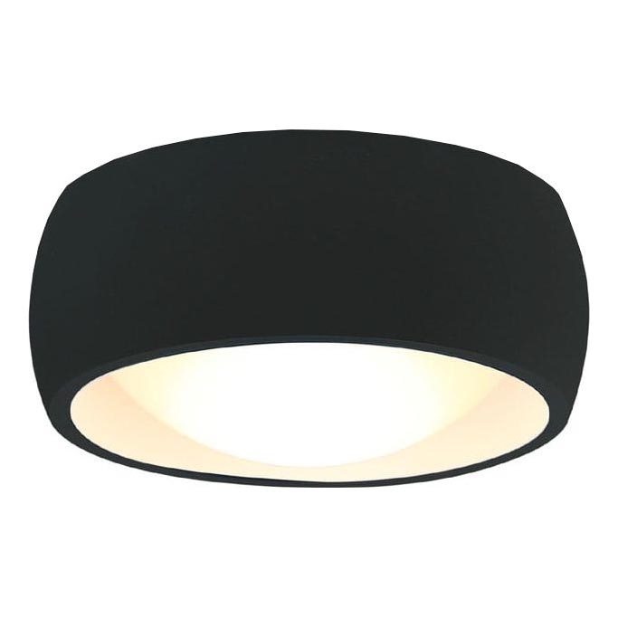 MAXLIGHT C0204 - Plafonnier salle de bain KODAK LED/8W/230V d. 10,8 cm IP44 noir