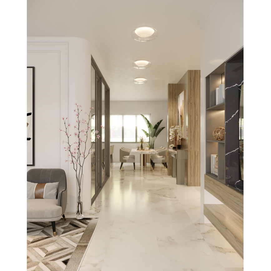 MAXLIGHT C0233 - Plafonnier DUO LED/10W/230V d. 34 cm blanc