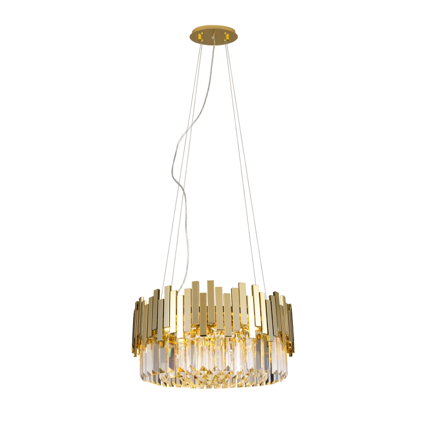 MAXLIGHT P0368 - Suspension filaire TREND 8xE14/40W/230V d. 45 cm doré