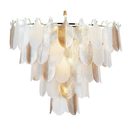 MAXLIGHT P0418 - Suspension chaîne ARWENA 15xE14/40W/230V d. 80 cm doré