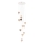 MAXLIGHT P0526D - Suspension filaire à intensité variable PALLONCINI 11xLED/6W/230V d. 45 cm transparent/beige/fumé