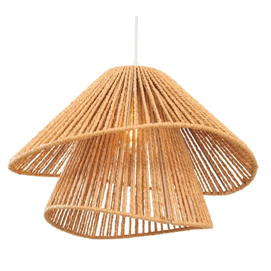 MAXLIGHT P0578 - Suspension filaire AMALFI 1xE27/15W/230V d. 45 cm beige