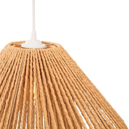 MAXLIGHT P0578 - Suspension filaire AMALFI 1xE27/15W/230V d. 45 cm beige