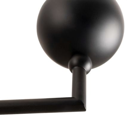 MAXLIGHT P0632 - Suspension sur tige NOVA 7xG9/7W/230V Ø 70 cm noire