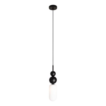 MAXLIGHT P0641 - Suspension sur câble NOVA 1xG9/12W/230V Ø 12 cm noire
