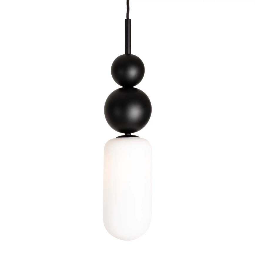 MAXLIGHT P0641 - Suspension sur câble NOVA 1xG9/12W/230V Ø 12 cm noire