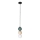MAXLIGHT P0665 - Suspension sur câble ALICE 1xG9/7W/230V Ø 10 cm noire