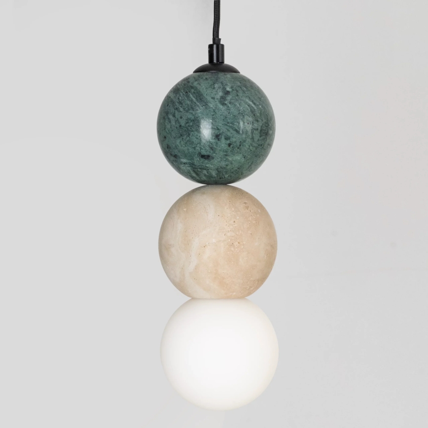 MAXLIGHT P0665 - Suspension sur câble ALICE 1xG9/7W/230V Ø 10 cm noire