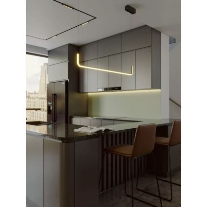 MAXLIGHT PO644 - Suspension LED sur câble URUS LED/17W/230V noir