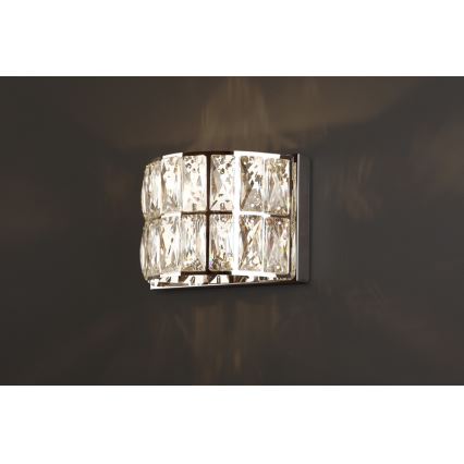 MAXLIGHT W0204 - Applique murale DIAMANTE 1xG9/42W/230V chrome brillant