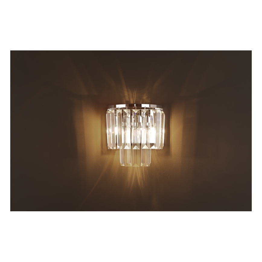 MAXLIGHT W0209 - Applique murale MONACO 2xG9/40W/230V chrome brillant