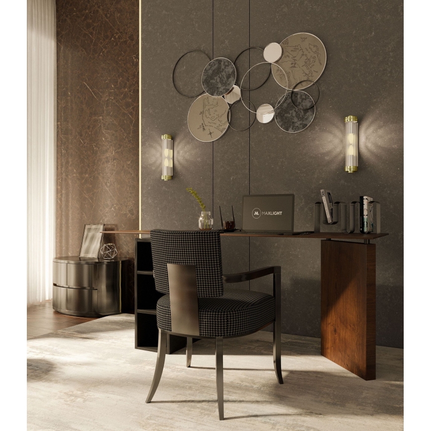 MAXLIGHT W0240 - Applique murale FLORENCE 2xE14/40W/230V doré