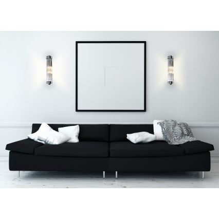 MAXLIGHT W0241 - Applique murale FLORENCE 2xE14/40W/230V chrome brillant