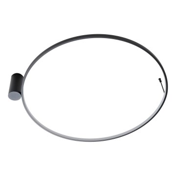 MAXLIGHT W0437 - Plafonnier LED pour salle de bains VISUAL LED/28W/230V Ø 80 cm IP44 noir