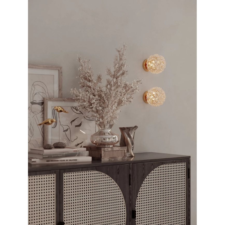 MAXLIGHT W0443 - Applique murale RITA 1xG9/5W/230V dorée