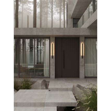 MAXLIGHT W0459 - Applique murale d'extérieur KAPRUN LED/12W/230V IRC 93 IP65 noire