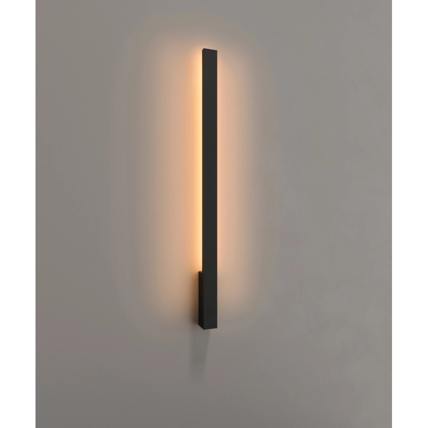 MAXLIGHT W0459 - Applique murale d'extérieur KAPRUN LED/12W/230V IRC 93 IP65 noire