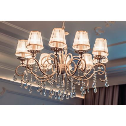 Maytoni ARM247-10-G - Suspension chaîne GRACE 10xE14/40W/230V