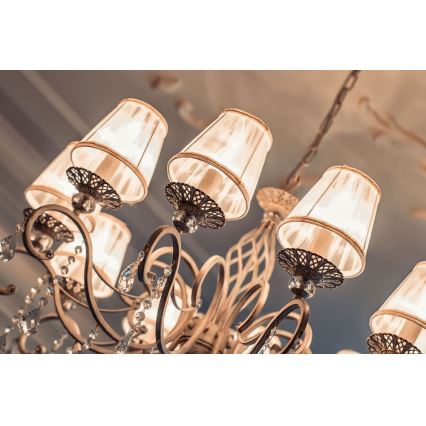 Maytoni ARM247-10-G - Suspension chaîne GRACE 10xE14/40W/230V