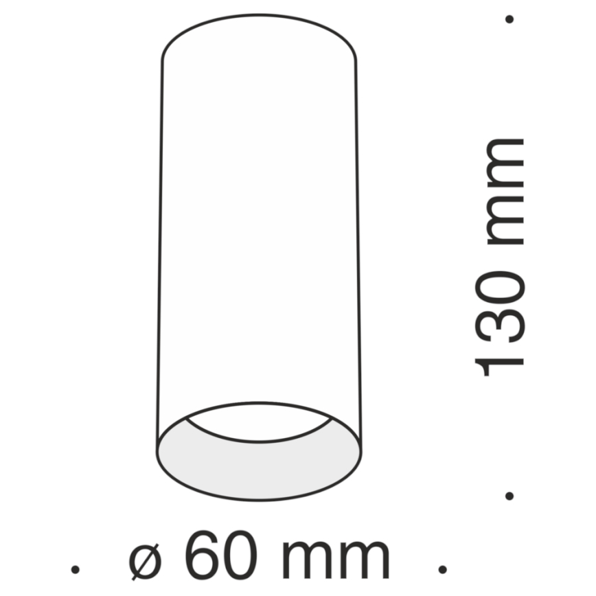 Maytoni C010CL-01W - Spot FOCUS 1xGU10/50W/230V blanc