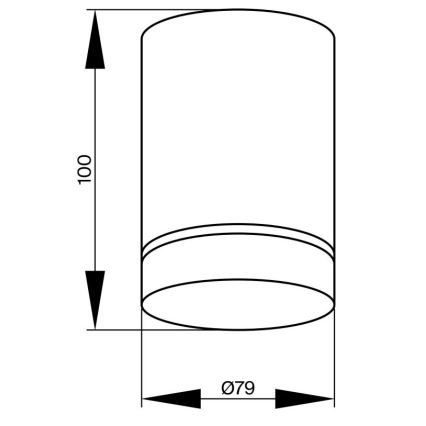 Maytoni C085CL-9W3K-B - Spot ORLO LED/9W/230V CRI 90 3000K noir