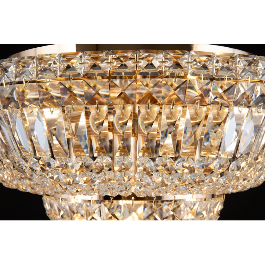 Maytoni DIA100-CL-12-G - Plafonnier BASFOR 12xE14/60W/230V doré