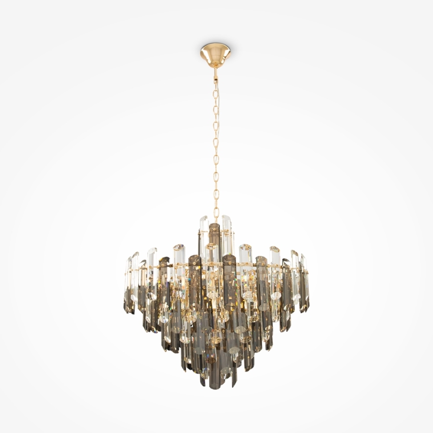 Maytoni DIA200PL-08G - Suspension chaîne FLARE 8xE14/40W/230V