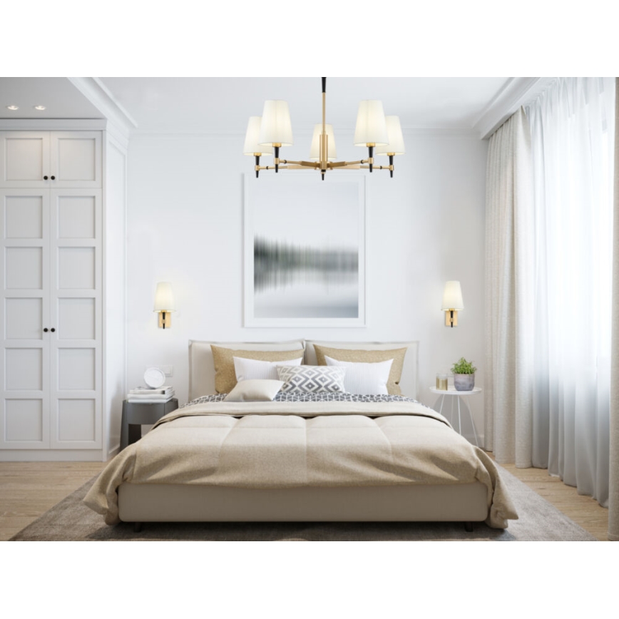 Maytoni H001CL-05BS - Suspension avec tige ZARAGOZA 5xE14/40W/230V
