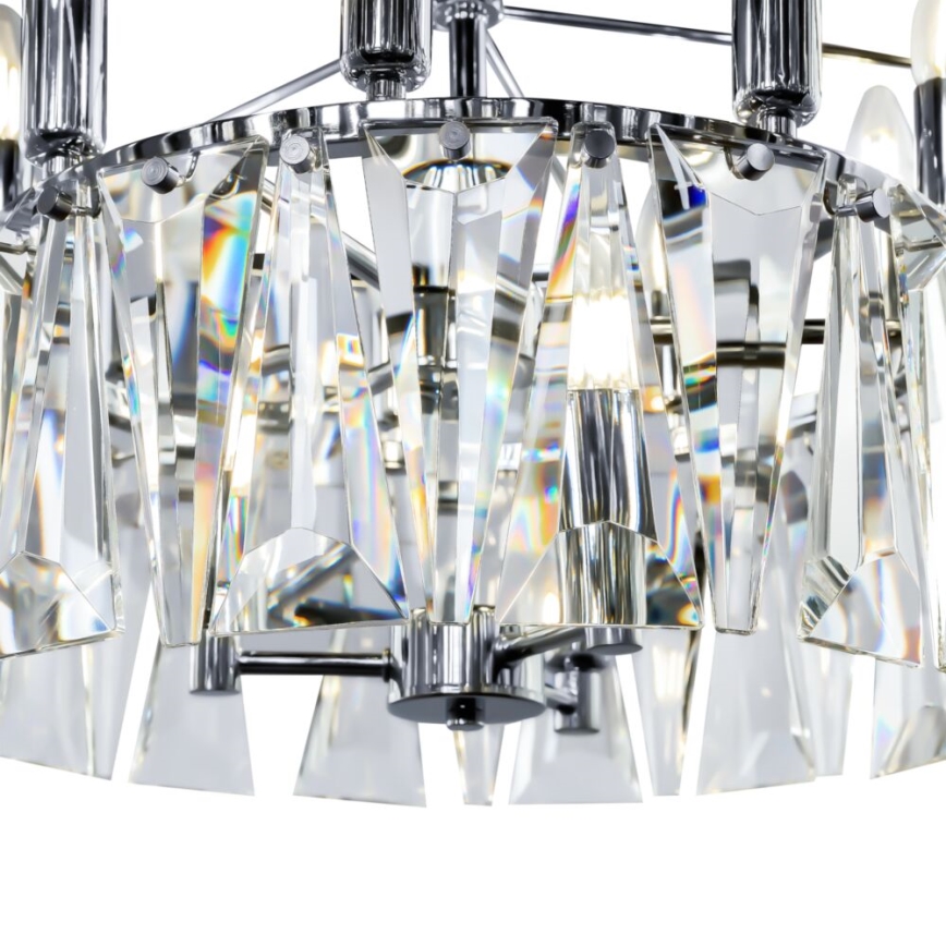 Maytoni MOD043PL-18CH - Suspension chaîne PUNTES 18xE14/40W/230V chrome brillant