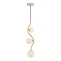 Maytoni MOD059PL-03G - Suspension filaire UVA 3xG9/28W/230V