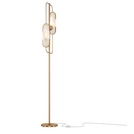 Maytoni MOD099FL-02G - Lampadaire MARMO 2xG9/40W/230V