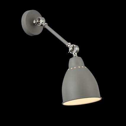 Maytoni MOD142-WL-01-GR - Applique murale DOMINO 1xE27/40W/230V gris