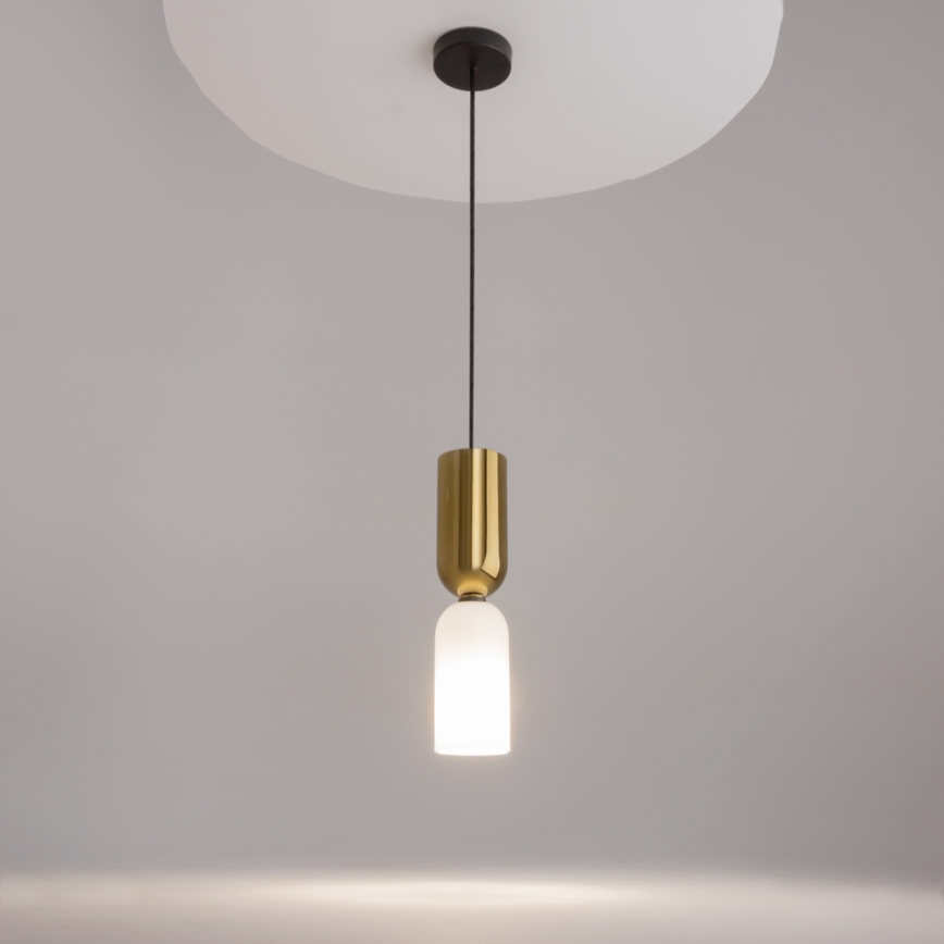 Maytoni MOD177PL-01G - Suspension filaire MEMORY 1xE14/40W/230V doré/blanc