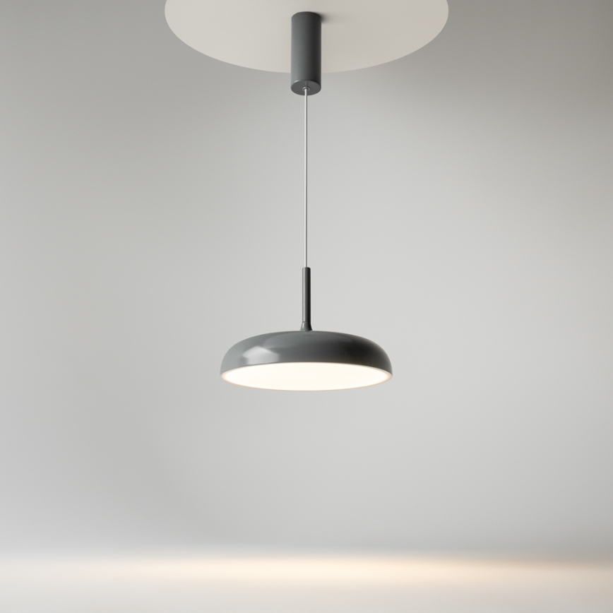 Maytoni MOD189PL-L12GR3K1 - Suspension sur câble GERHARD LED/19W/230V Ø 30 cm gris