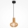 Maytoni MOD193PL-01W - Suspension filaire ROOTS 1xE27/40W/230V d. 22,5 cm beige