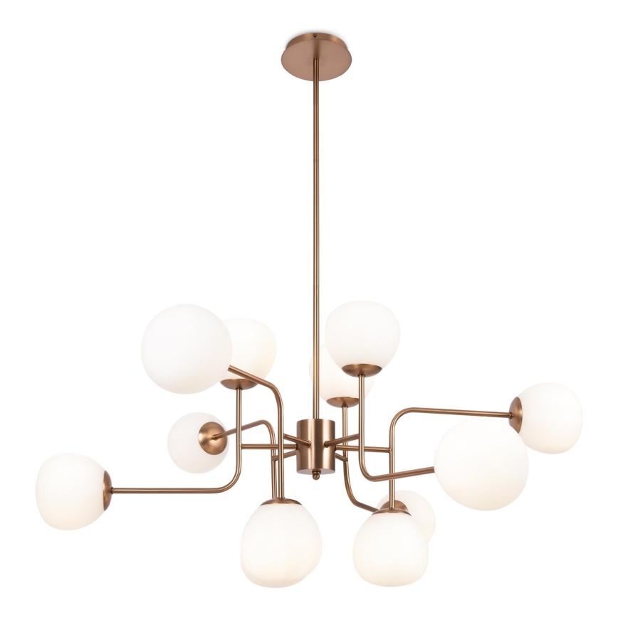 Maytoni MOD221PL-12G - Suspension-barre ERICH 12xE14/40W/230V cuivre