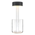 Maytoni MOD229TL-L3B3K1 - Lampe de table portable rechargeable à intensité variable LED/3W/5V 2200-4000K noir/transparent