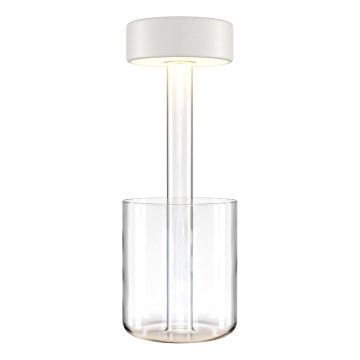 Maytoni MOD229TL-L3W3K1 - Lampe de table portable rechargeable à intensité variable LED/3W/5V 2200-4000K blanc/clair