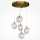 Maytoni MOD254PL-05BS - Suspension filaire FROZEN 5xG4/28W/230V laiton