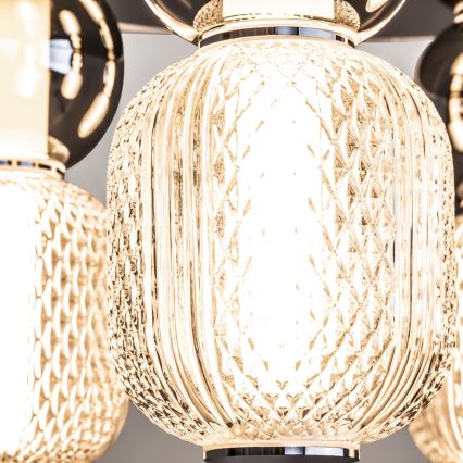 Maytoni MOD273CL-L60CH3K - Plafonnier DROP 4xLED/15W/230V d. 43 cm chrome brillant