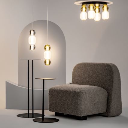 Maytoni MOD273CL-L60G3K - Plafonnier DROP 4xLED/15W/230V d. 43 cm doré